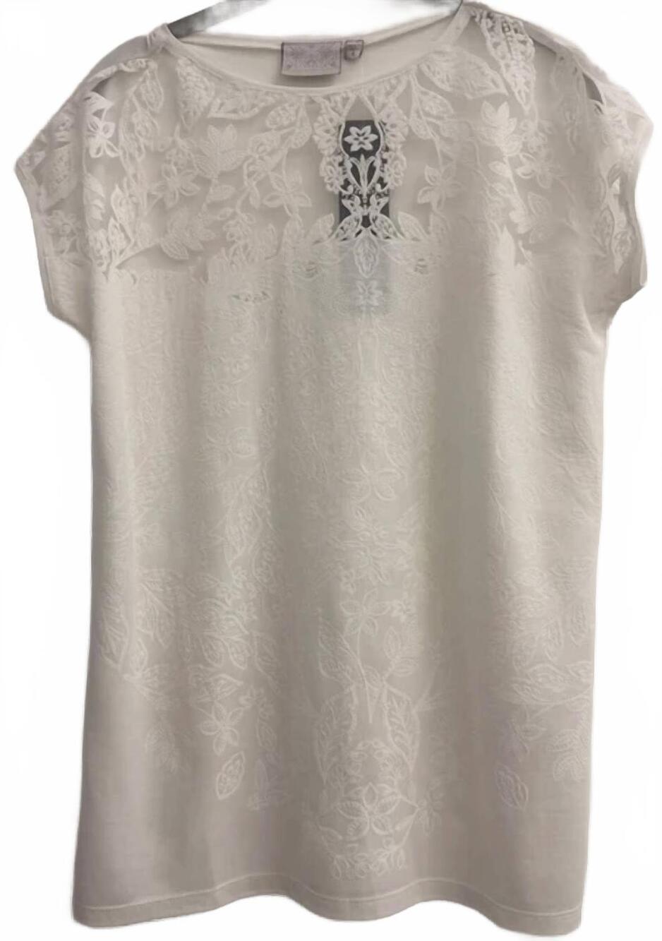NEW CHANTELLE women's dantelle top in vanilla